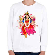 PRINTFASHION lakshmi art polo - Gyerek pulóver - Fehér gyerek pulóver, kardigán