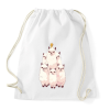 PRINTFASHION Láma karácsonyfa - Sportzsák, Tornazsák - Fehér