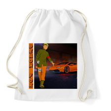 PRINTFASHION Lambo Naruto - Sportzsák, Tornazsák - Fehér tornazsák