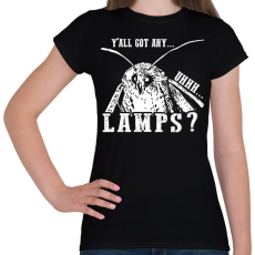 PRINTFASHION Lamps? - Női póló - Fekete