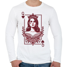 PRINTFASHION Lana Del Rey - Férfi hosszú ujjú póló - Fehér férfi póló