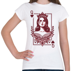 PRINTFASHION Lana Del Rey - Női póló - Fehér