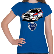 PRINTFASHION Lancia Delta - Női póló - Királykék