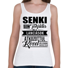 PRINTFASHION Lancia fanatikus - Női atléta - Fehér női trikó