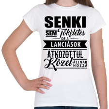 PRINTFASHION Lancia fanatikus - Női póló - Fehér női póló