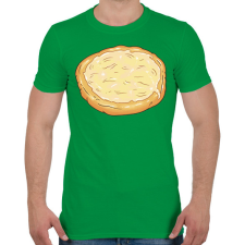 PRINTFASHION Lángos - Férfi póló - Zöld férfi póló