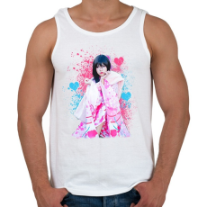 PRINTFASHION lány portré - Férfi atléta - Fehér