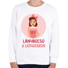 PRINTFASHION Lánybúcsú a láthatáron - Gyerek pulóver - Fehér gyerek pulóver, kardigán