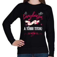 PRINTFASHION Lánybúcsú, a többi titok - Női pulóver - Fekete női pulóver, kardigán