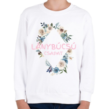 PRINTFASHION Lánybúcsú csapat - Gyerek pulóver - Fehér gyerek pulóver, kardigán