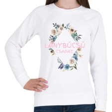 PRINTFASHION Lánybúcsú csapat - Női pulóver - Fehér női pulóver, kardigán