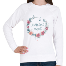 PRINTFASHION Lánybúcsú csapat - Női pulóver - Fehér