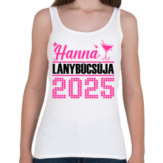 PRINTFASHION Lánybúcsú - Egyedi névvel - Női atléta - Fehér