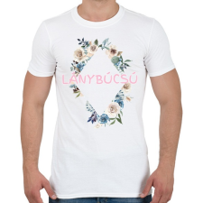 PRINTFASHION Lánybúcsú - Férfi póló - Fehér férfi póló