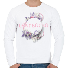 PRINTFASHION Lánybúcsú - Férfi pulóver - Fehér férfi pulóver, kardigán