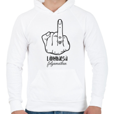 PRINTFASHION Lánybúcsú folyamatban - lánybúcsús póló a csapatnak - Férfi kapucnis pulóver - Fehér férfi pulóver, kardigán