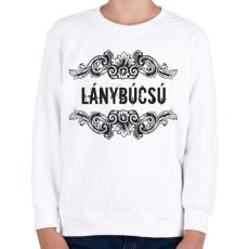 PRINTFASHION Lánybúcsú - Gyerek pulóver - Fehér
