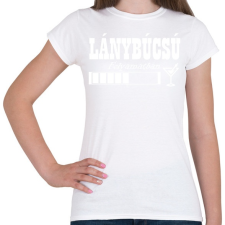 PRINTFASHION Lánybúcsú - Női póló - Fehér női póló