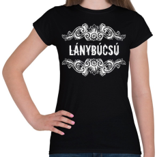 PRINTFASHION Lánybúcsú - Női póló - Fekete