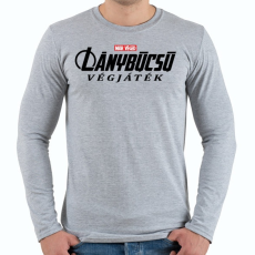 PRINTFASHION Lánybúcsú végjáték - Férfi hosszú ujjú póló - Sport szürke