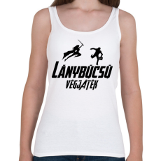 PRINTFASHION Lánybúcsú végjátek - Női atléta - Fehér