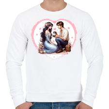 PRINTFASHION Lánykérés - Férfi pulóver - Fehér férfi pulóver, kardigán