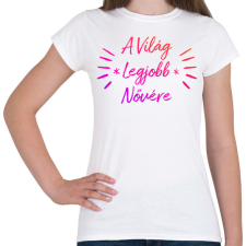 PRINTFASHION Lánytesós - Női póló - Fehér női póló