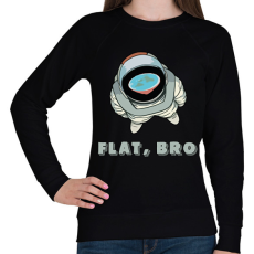 PRINTFASHION Lapos, Bro - Női pulóver - Fekete