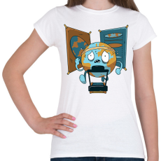 PRINTFASHION Laposföld hívő - Női póló - Fehér