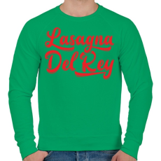 PRINTFASHION Lasagna - Férfi pulóver - Zöld