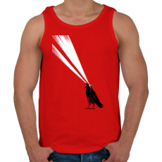 PRINTFASHION Laser crow - Férfi atléta - Piros