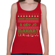 PRINTFASHION LAST CHRISTMAS 4 - Női atléta - Cseresznyepiros