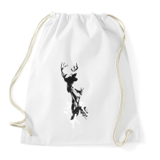PRINTFASHION Last time I was a deer - Sportzsák, Tornazsák - Fehér tornazsák