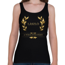 PRINTFASHION László - Női atléta - Fekete női trikó