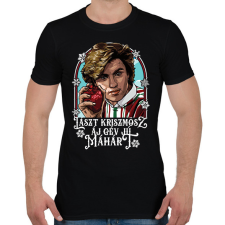 PRINTFASHION Lászt Kriszmösz - Férfi póló - Fekete férfi póló