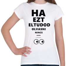 PRINTFASHION LÁTÁS TESZT - Női póló - Fehér női póló