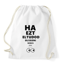 PRINTFASHION LÁTÁS TESZT - Sportzsák, Tornazsák - Fehér tornazsák