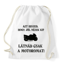 PRINTFASHION LÁTNÁD2 - Sportzsák, Tornazsák - Fehér tornazsák