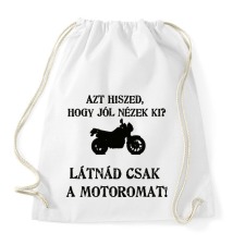 PRINTFASHION LÁTNÁD4 - Sportzsák, Tornazsák - Fehér tornazsák