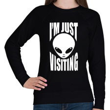PRINTFASHION Látogatóban - Női pulóver - Fekete női pulóver, kardigán
