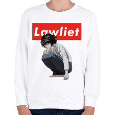 PRINTFASHION Lawliet - Gyerek pulóver - Fehér gyerek pulóver, kardigán