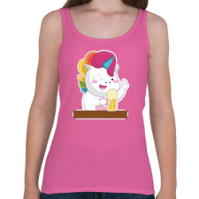 PRINTFASHION Laza este - Női atléta - Rózsaszín női trikó