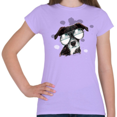 PRINTFASHION laza kutya - Női póló - Viola