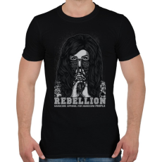 PRINTFASHION Lázadó - Férfi póló - Fekete