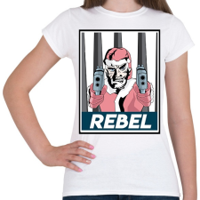 PRINTFASHION Lázadó mikulás - Női póló - Fehér női póló