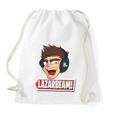 PRINTFASHION lazarbeam - Sportzsák, Tornazsák - Fehér tornazsák