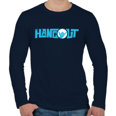 PRINTFASHION Lazulás - Férfi hosszú ujjú póló - Sötétkék