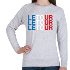 PRINTFASHION Le Tour - Női pulóver - Sport szürke női pulóver, kardigán