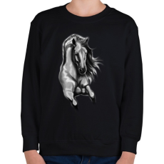 PRINTFASHION leader - Gyerek pulóver - Fekete