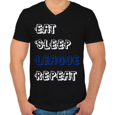 PRINTFASHION League of Legends 02 - Férfi V-nyakú póló - Fekete